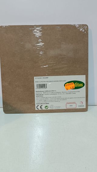 Puzzle Encajable Dinosaurios Madera