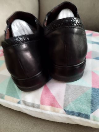 Zapatos Pitillos Ancho Especial Mujer Negros