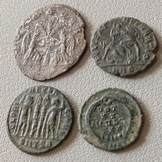≡ Lote 4 Monedas romanas espectaculares 