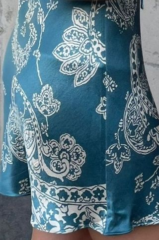 Vestido estampado paisley