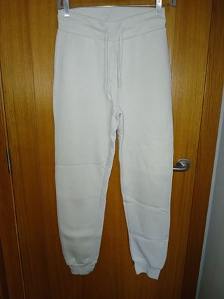 Pack 2 Pantalones Chándal Beige y Gris