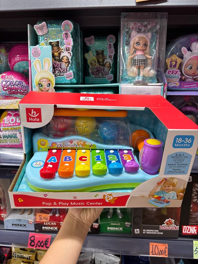 Xilófono musical infantil