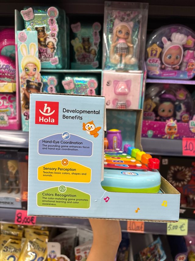 Xilófono musical infantil