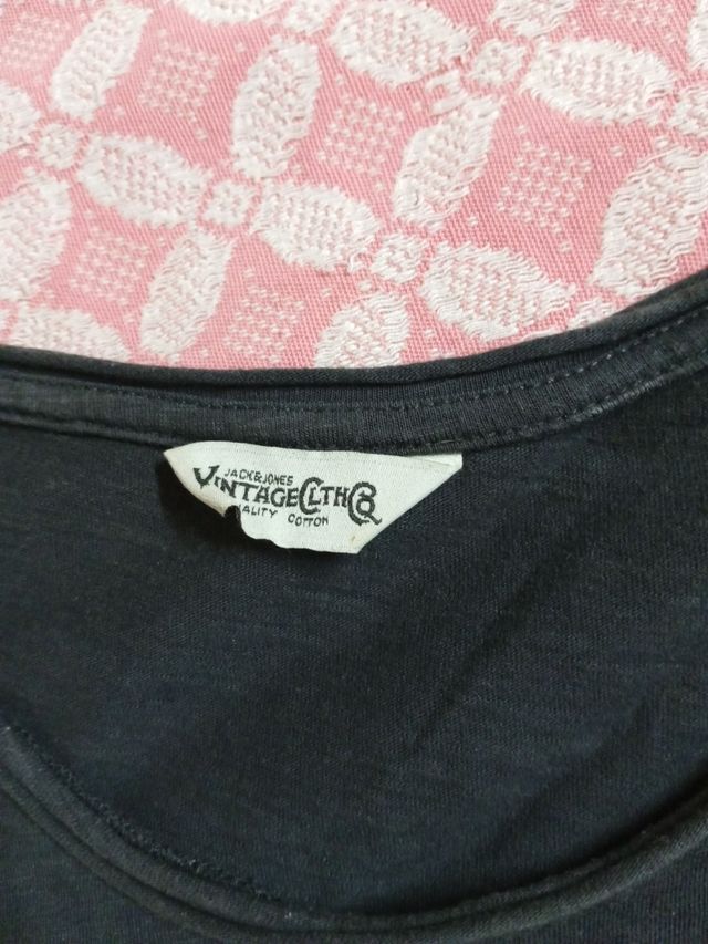 Maglietta Jack & Jones nera con teschio