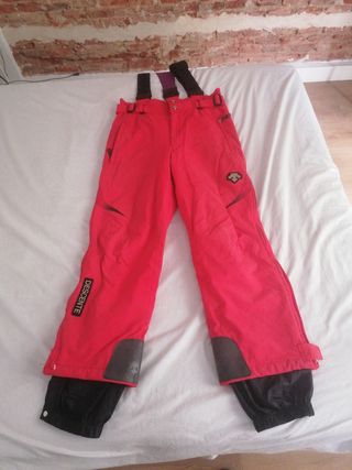 Pantalón de esquí Descente rojo