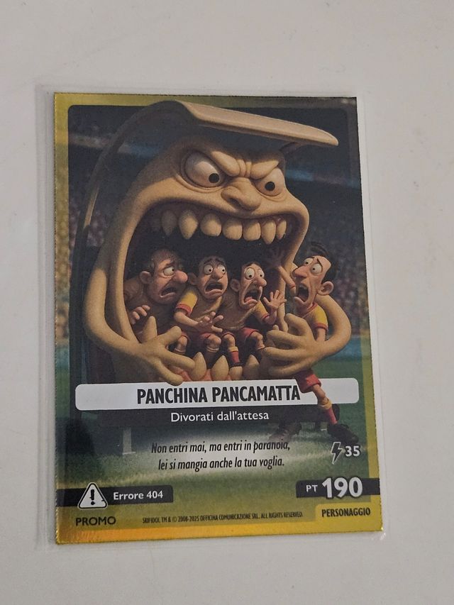 Carta Promo Panchina Pancamatta - Errore 404