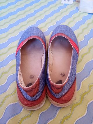 Zapatos planos Bradley's mujer azul talla 39