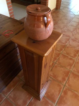 pedestal madera