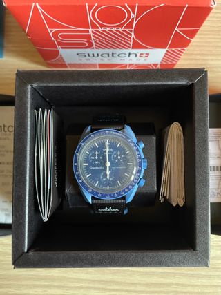 Omega x Swatch MoonSwatch Mission to Neptune Blu