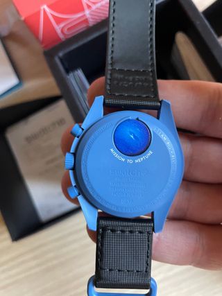 Omega x Swatch MoonSwatch Mission to Neptune Blu