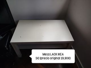 Mesa Lack Ikea Blanca