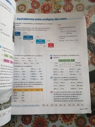 Libro de Matemáticas de 4 Primaria 