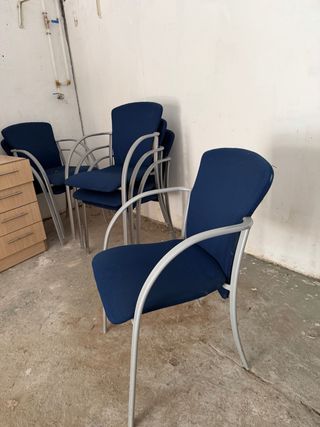 Sillas de oficina escritorio calidad, pack de 9
