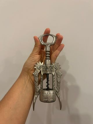 Cavatappi vintage in metallo decorato