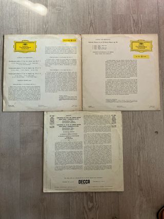 Lotes Vinilos Beethoven y Mozart