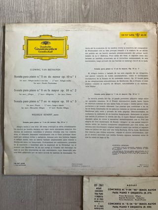 Lotes Vinilos Beethoven y Mozart