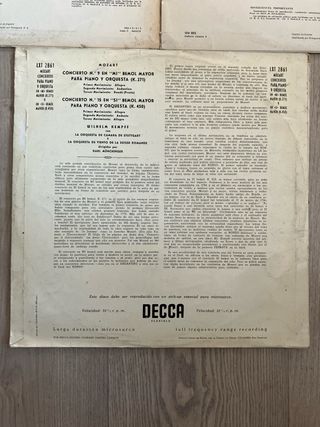Lotes Vinilos Beethoven y Mozart