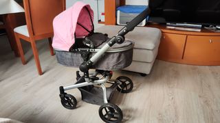 Carrito Muñecas Bayer Chic 2000 Rosa