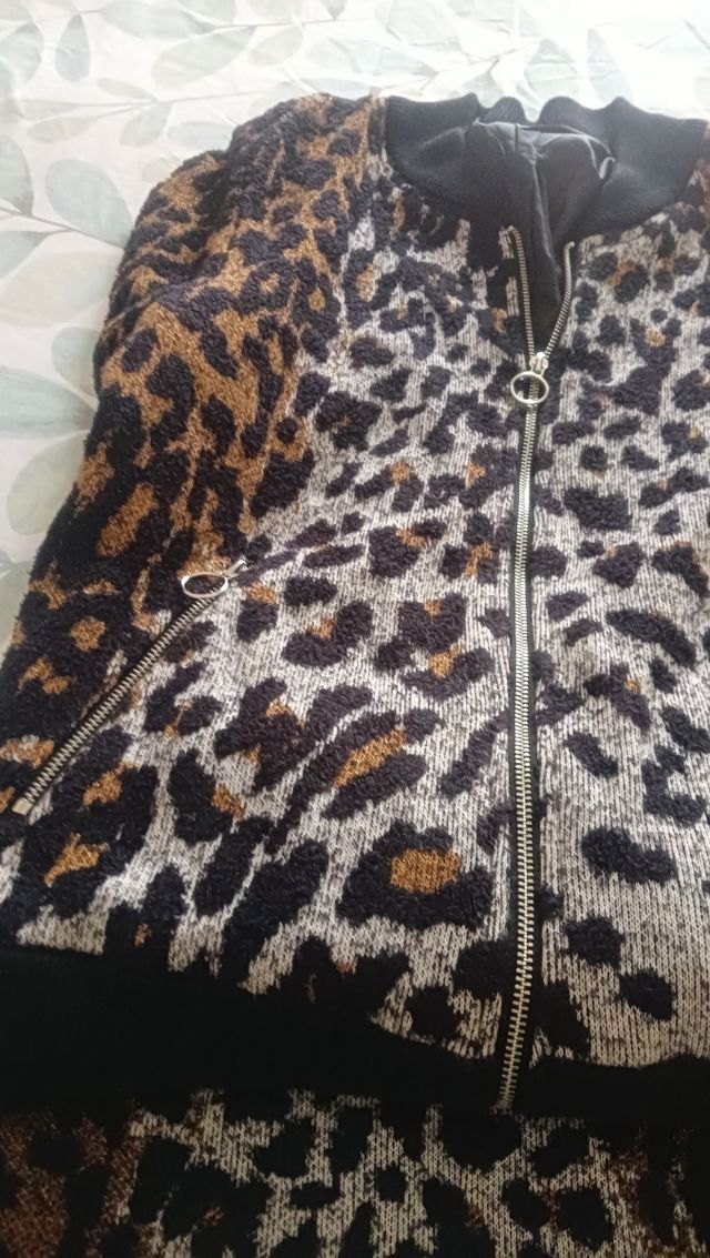 Conjunto estampado leopardo