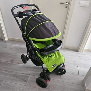 Carrito de bebé reversible Cochecito verde