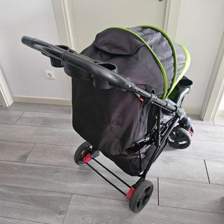 Carrito de bebé reversible Cochecito verde