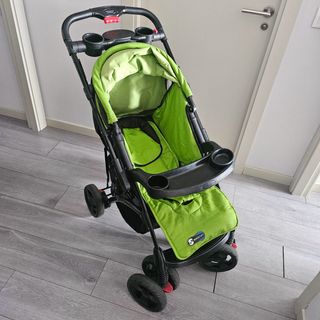 Carrito de bebé reversible Cochecito verde