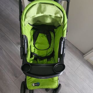 Carrito de bebé reversible Cochecito verde