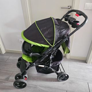 Carrito de bebé reversible Cochecito verde