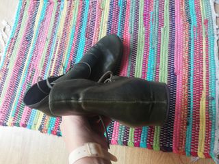 Botines Vialis Caterina Talla 41 Verde Oliva