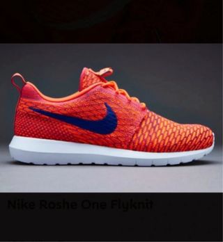 Nike Roshe One Flyknit Naranja/Rojo
