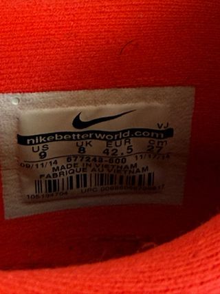Nike Roshe One Flyknit Naranja/Rojo