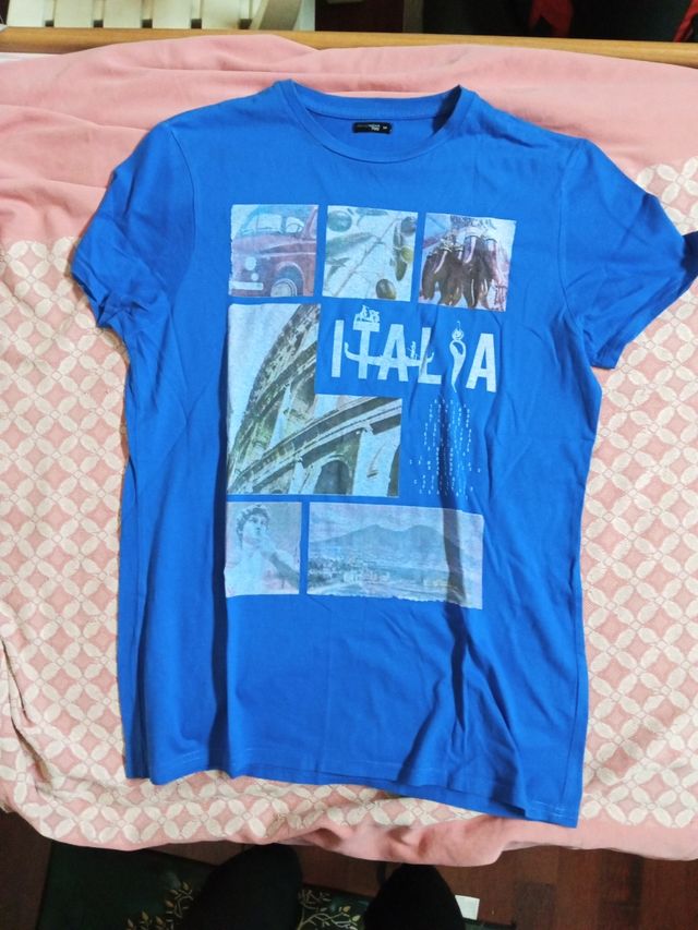 Maglietta Blu Jeans Wear M