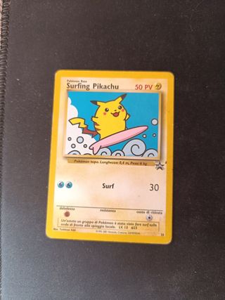 Carta Pokémon Surfing Pikachu Base 50 PV