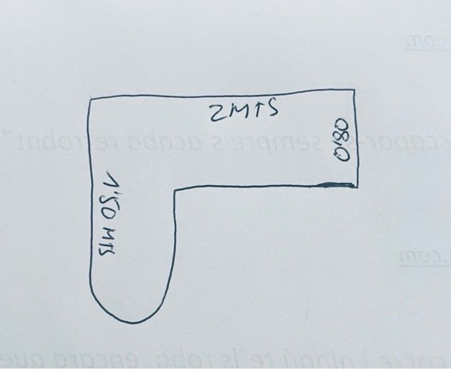 Sofá tela naranja con otomana