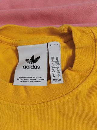 Maglia Adidas Gialla con Logo