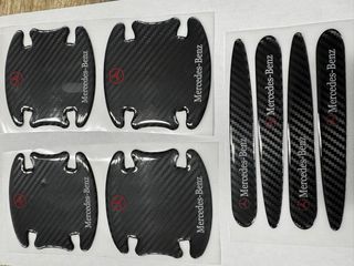 Protectores Manetas Coche Audi Carbono 
varias Mar