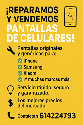 pantalla de móviles 