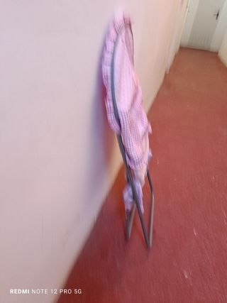 Trona para muñeco rosa