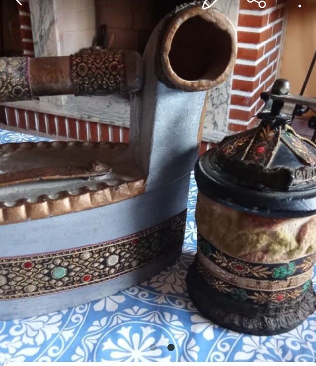 Plancha y Molinillo Vintage Decorativos