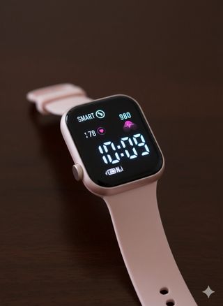 Orologio Smartwatch Digitale Rosa