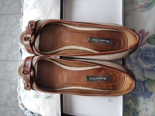 Zapatos de tacon con apertura delantera 