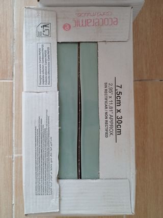 Azulejos Eceratec 7,5cm x 30cm (Baño)