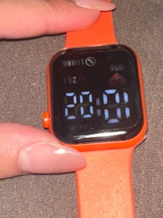 Orologio Digitale Arancione