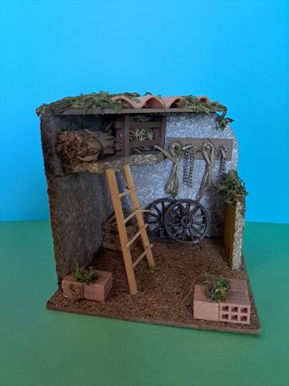 Decoración Belén artesanal