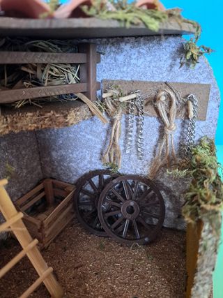 Decoración Belén artesanal