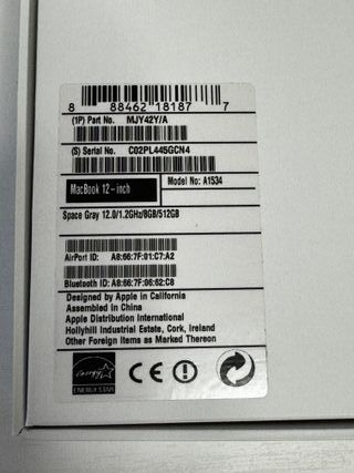 MacBook 12” Retina Gris Espacial
