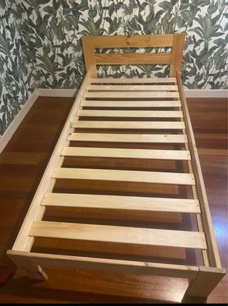 Dos Camas individuales de madera