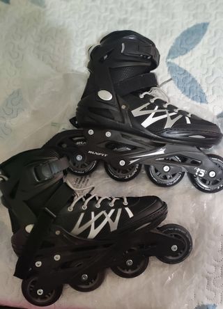 Patines en línea Runfit Negros