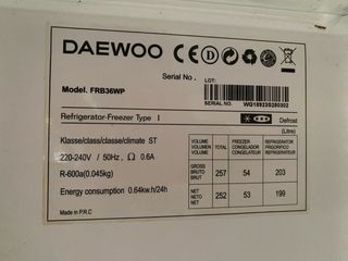 Frigorífico Daewoo FRB36WP 252L Blanco
