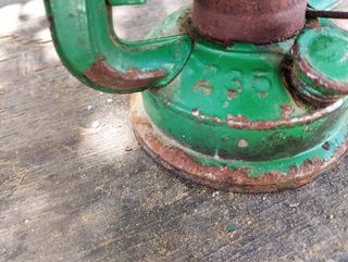 Quinquel antiguo verde